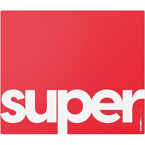 Pulsar Gaming Gears eSports Spec Mousepad Superglide2 Glass Pad Non-Slip 49cm x 42cm XL, Red