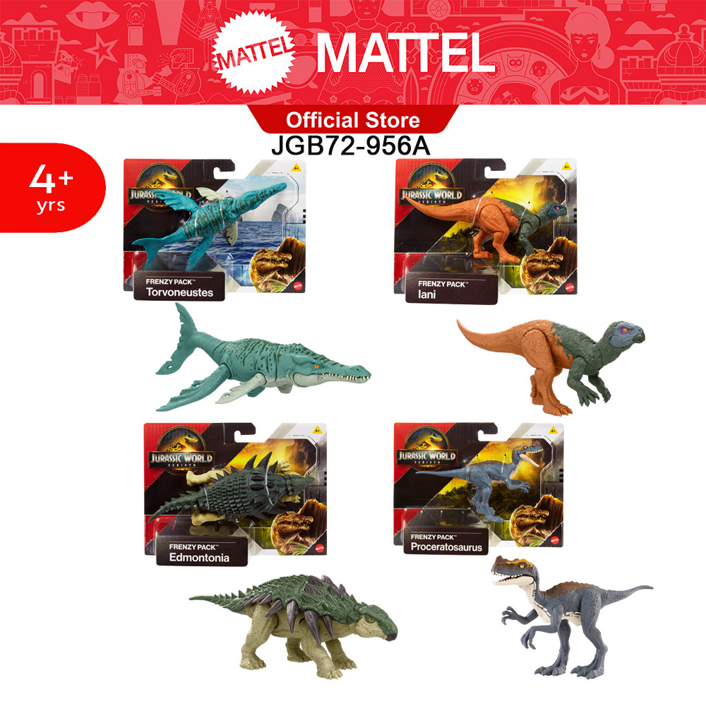 Jurassic World Rebirth Frenzy Pack Assortment จูราสสิคเวิลด์ ไดโนเสาร์ รุ่นเฟรนซี่แพ็ก คละแบบ JGB72 956A