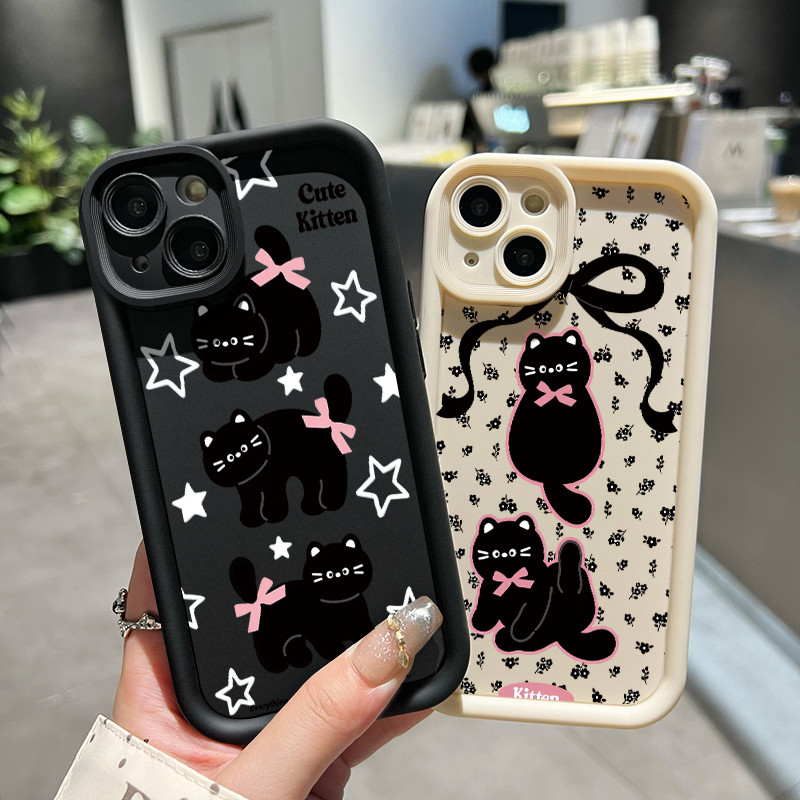 เคสสำหรับ Samsung Galaxy A30 A20 M10s A31 A24 A20s A21S เคสโทรศัพท์แมวน่ารักกันกระแทก - รูปที่ 6