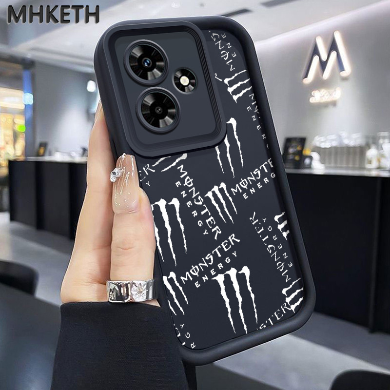 MHKETH เคสสำหรับ Infinix Hot 30 Play Hot 30i Hot 30 Play NFC Hot 20 Play Zero 30 5G เคสโทรศัพท์มีลายกรงเล็บอินเทรนด์