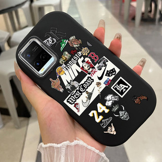 เคสสำหรับ VIVO Y21 Y21t Y21s Y21e Y21a Y22 Y22s Y33s Y33t เคสโทรศัพท์แบรนด์อินเทรนด์กันกระแทกกลมและอ้วน