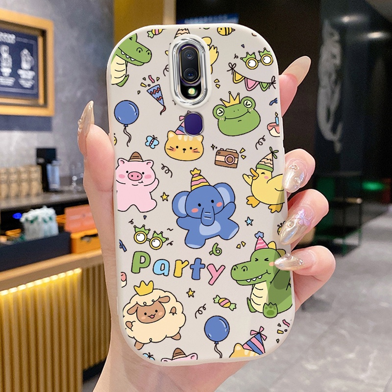 เคสสำหรับ OPPO F11 Pro F9 Pro A7X A9 2019 A9X Realme 2 Pro U1 เคสโทรศัพท์ลายการ์ตูนสัตว์ - รูปที่ 2