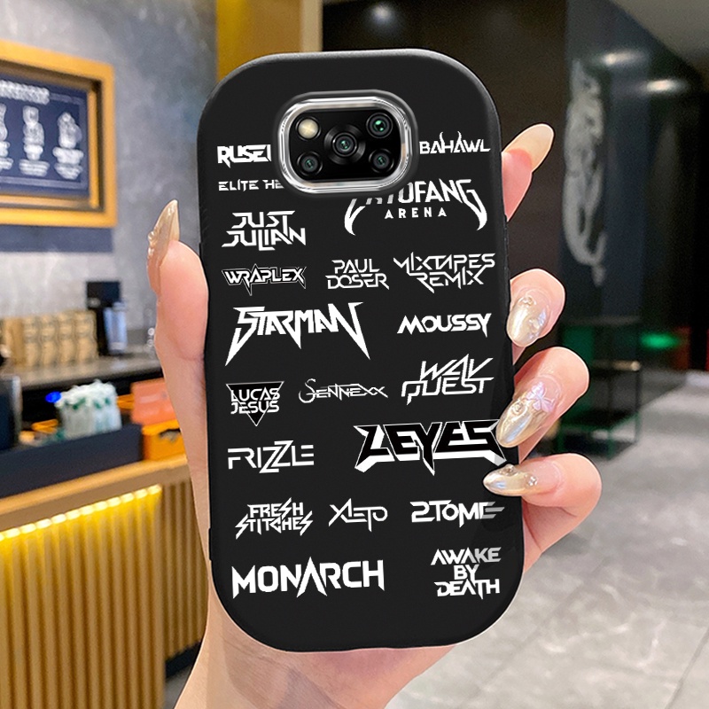 เคสสำหรับ Xiaomi POCO X3 Pro X3 NFC F3 13T Pro เคสโทรศัพท์มือถือแบรนด์แฟชั่นซิลิโคนกันกระแทกกันกระแทก