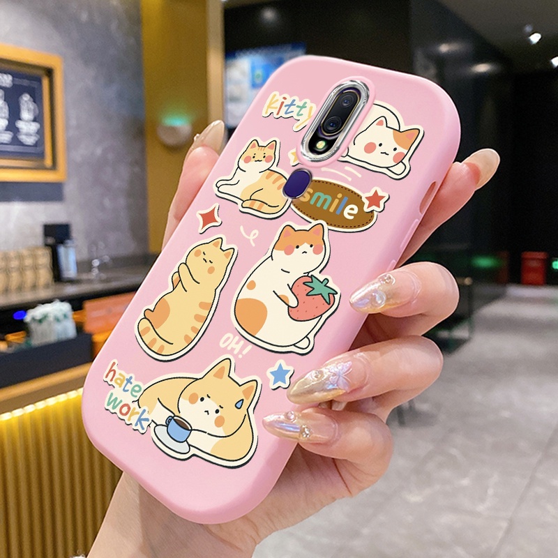 เคสสำหรับ OPPO F11 Pro F9 Pro A7X A9 2019 A9X Realme 2 Pro U1 เคสโทรศัพท์กันกระแทกซิลิโคนลายการ์ตูน