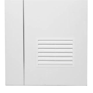 AZLE ประตูห้องน้ำ UPVC BN-01 เกล็ดล่าง 70X200 ซม. สีขาว เจาะลูกบิด จัดส่งโดย HomePro