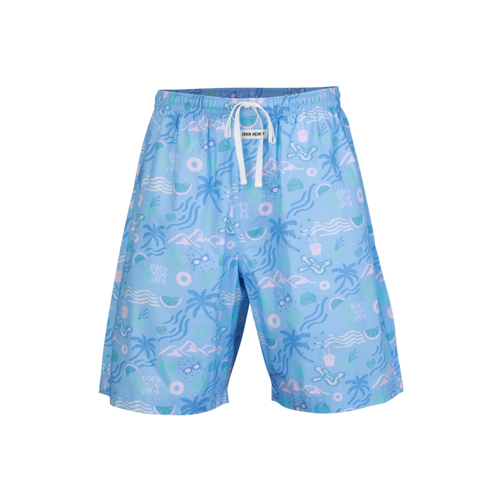 John Henry Underwear Sleepwear กางเกงขาสั้น รุ่น JU JU3646 สีฟ้า