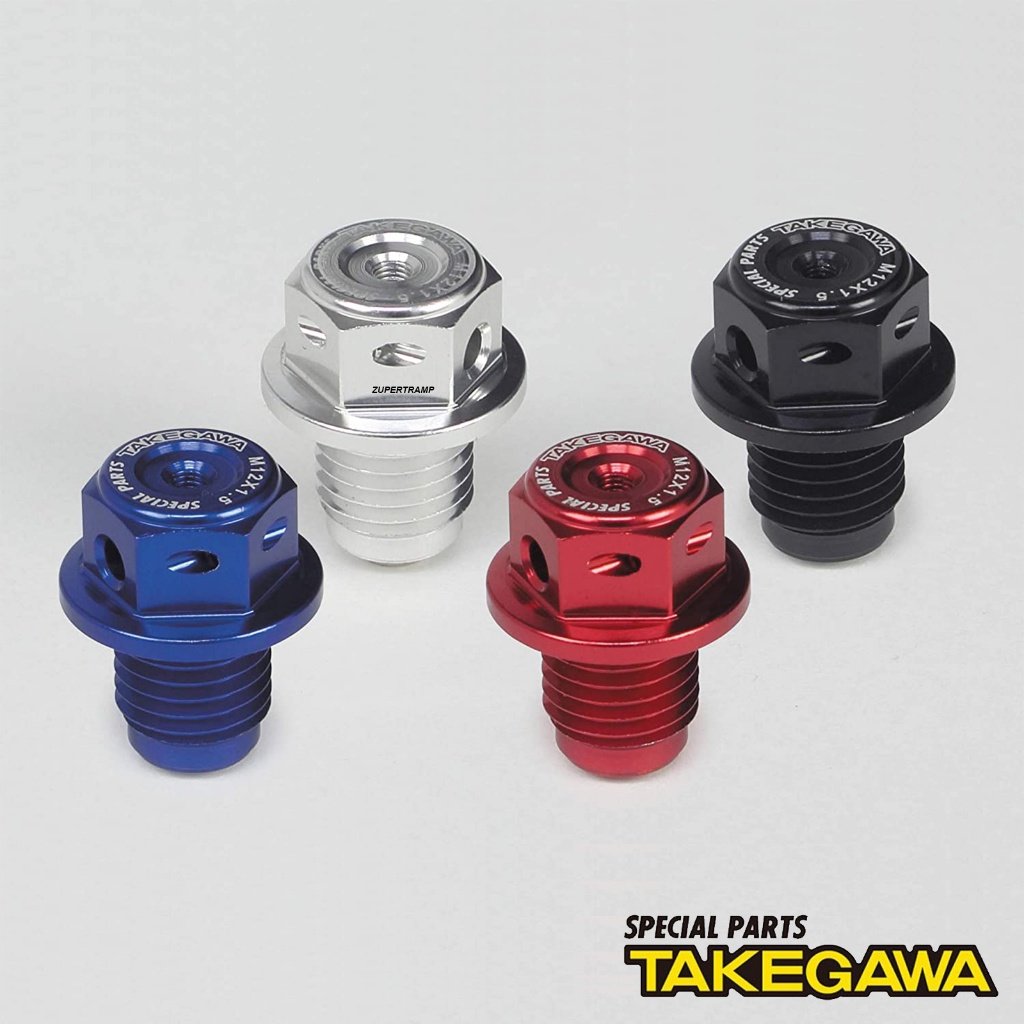 น๊อตถ่ายน้ำมันเครื่อง TAKEGAWA ใส่ Monkey125, CT125, Dax125 แท้ ใหม่