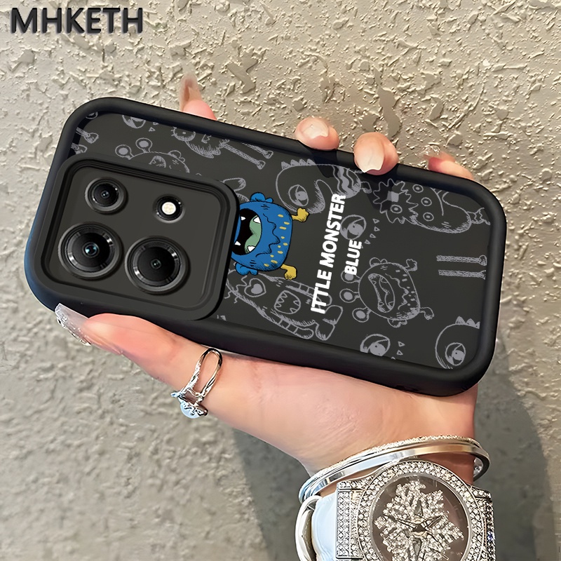 MHKETH เคสสำหรับ Infinix Note 30 Note 30 Pro Note 30 VIP 5G Note 12 G96 GT 10 Pro 5G เคสโทรศัพท์รูปอสูรกายเล็ก