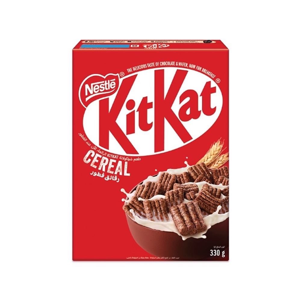 🐝 เนสท์เล่ ซีเรียล คิทแคทช็อกโกแลตนม 330ก. 🍯 NESTLE CEREAL KITKAT MILK CHOCOLATE 330G 🌻 ซีเรียล 🍹 Da