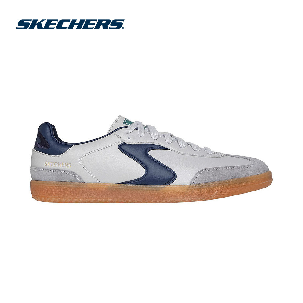 Skechers สเก็ตเชอร์ส รองเท้าผู้ชาย Men Court Classics Hotshot Pyke Shoes - 254150-GYNV Memory Foam