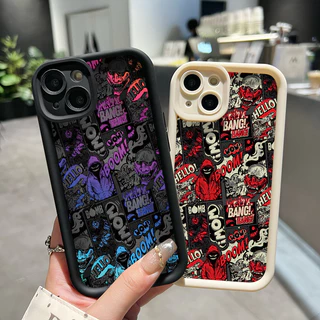 เคสสำหรับ OPPO A5 A3s A12E A7 A5s A12 A12S A11k Realme C1 เคสโทรศัพท์กราฟิตี้สุดเท่