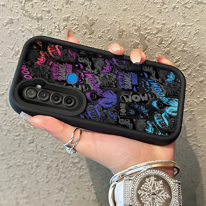 เคสสำหรับ Realme 5 5i 5s 6i 7i 8i C17 C3 C3i Narzo 50 10 Narzo 10A Narzo 20A เคสโทรศัพท์กราฟิตี้สุดเท่