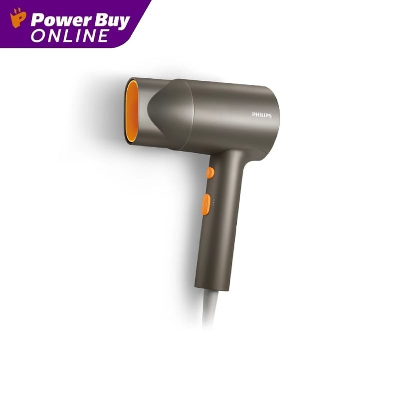 Philips 3000 Series ไดร์เป่าผม (1600 วัตต์, สี Orange/Grey) รุ่น BHD321/00