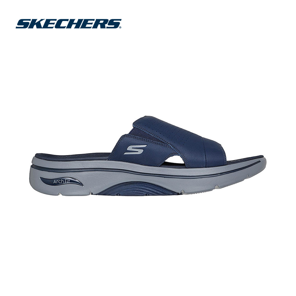 Skechers สเก็ตเชอร์ส รองเท้าแตะผู้ชาย Men On-The-GO GOwalk Arch Fit 2.0 Ultra Span Ii Walking Sandals - 229308-NVGY