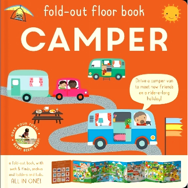 BBW หนังสือเด็ก Fold Out Floor: Camper ISBN: 9781784684099