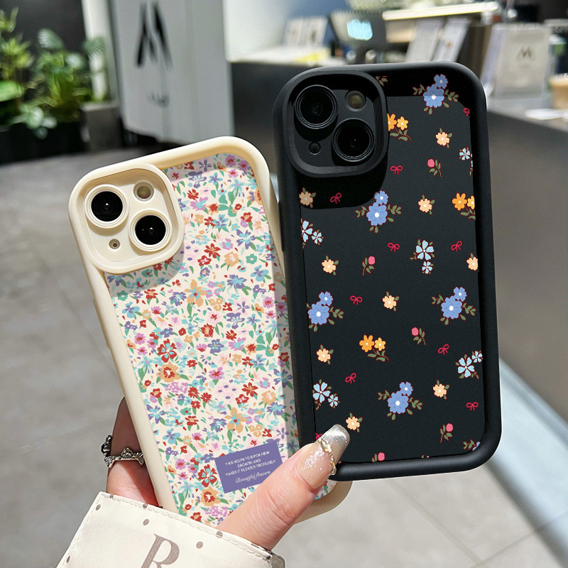 MHKETH เคสสำหรับ OPPO A52 A72 A92 A74 A95 F19 F19s เคสโทรศัพท์มีลายดอกไม้ส่วนบุคคล - รูปที่ 4