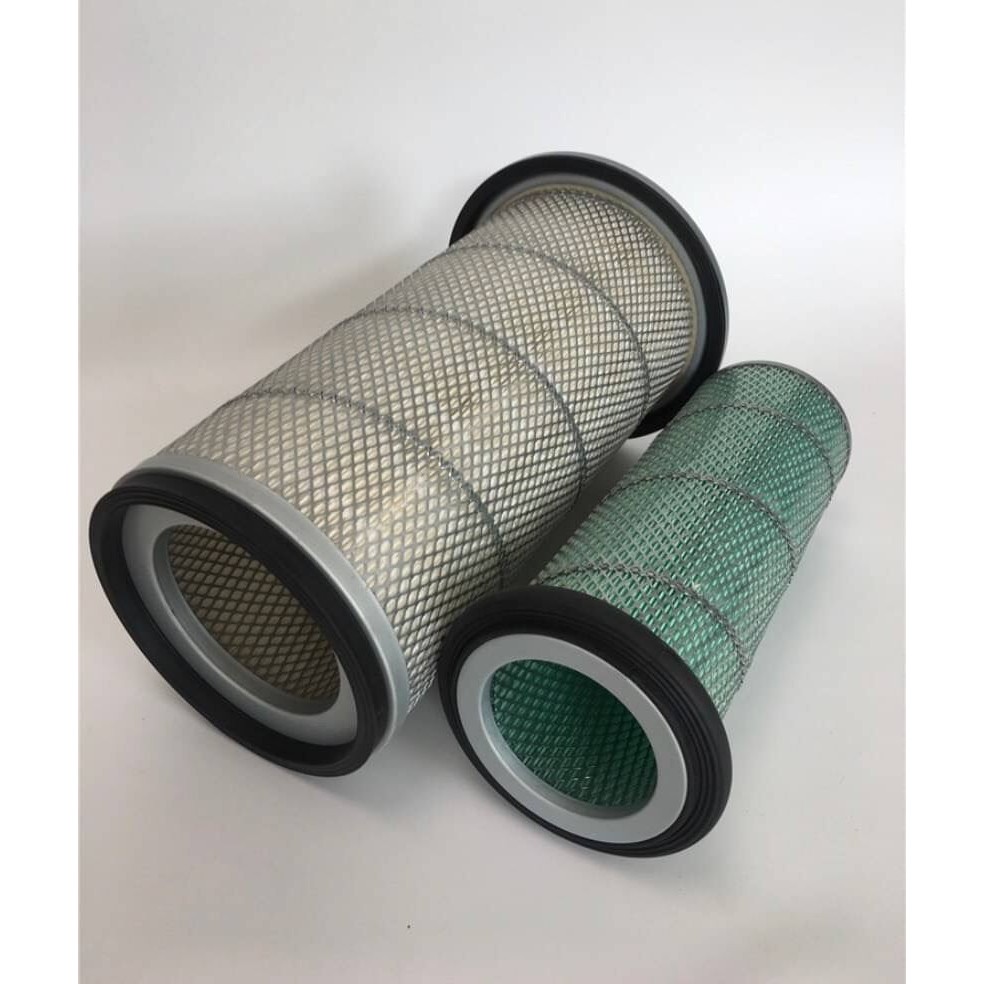 กรองอากาศ kobelco sk120-3/sk200-3/komatsu pc200-5/pc128uu-1E /EX200-1/CAT E320 ตรงรุ่น 4001AB อะไหล่