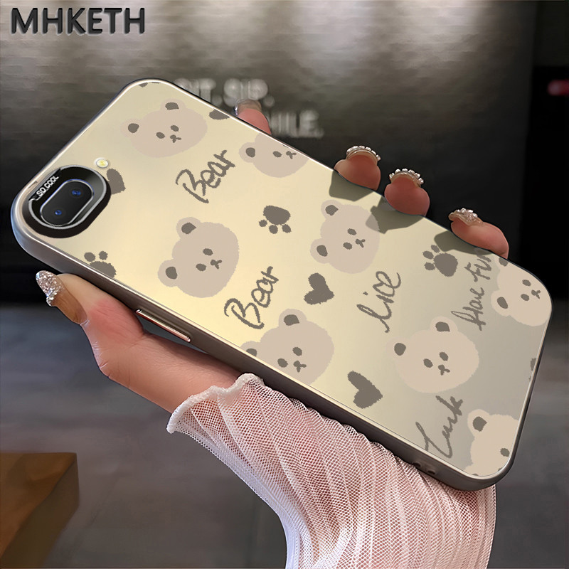 MHKETH เคสสำหรับ OPPO A5 A3s A12e A7 A5s A12 A12s A11k Realme C1 เคสโทรศัพท์อวตารตุ๊กตาการ์ตูนน่ารัก