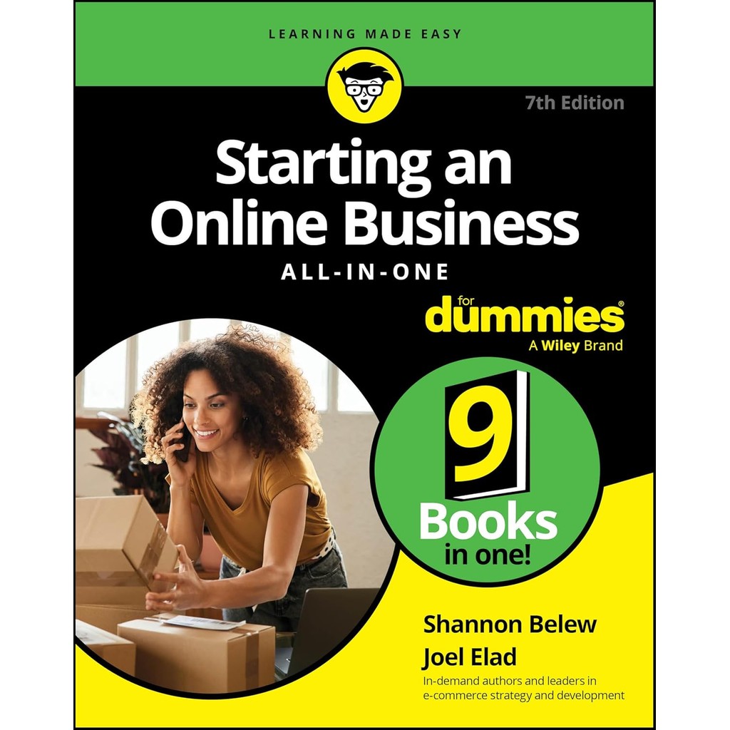 New Release Book สินค้าลิขสิทธิ์ (พร้อมส่ง) STARTING AN ONLINE BUSINESS ALL-IN-ONE FOR DUMMIES, 7TH 