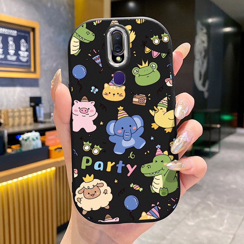 เคสสำหรับ OPPO F11 Pro F9 Pro A7X A9 2019 A9X Realme 2 Pro U1 เคสโทรศัพท์ลายการ์ตูนสัตว์