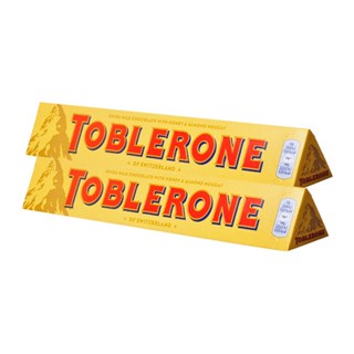 🔥Mondelezนำเข้าช็อคโกแลตTobleroneสามเหลี่ยม100กรัม*4ชิ้นแสนอร่อย!🎉