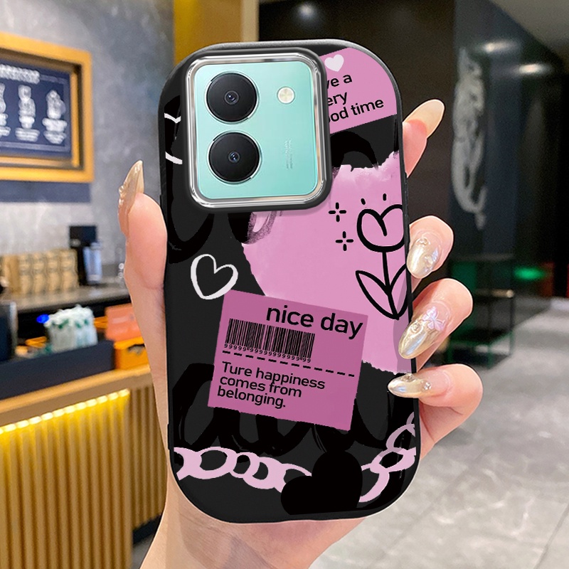 เคสสำหรับ VIVO Y36 5G Y27 Y27s Y77t เคสป้องกันเคสซิลิโคนซิลิโคนโทรศัพท์ตกแฟชั่น