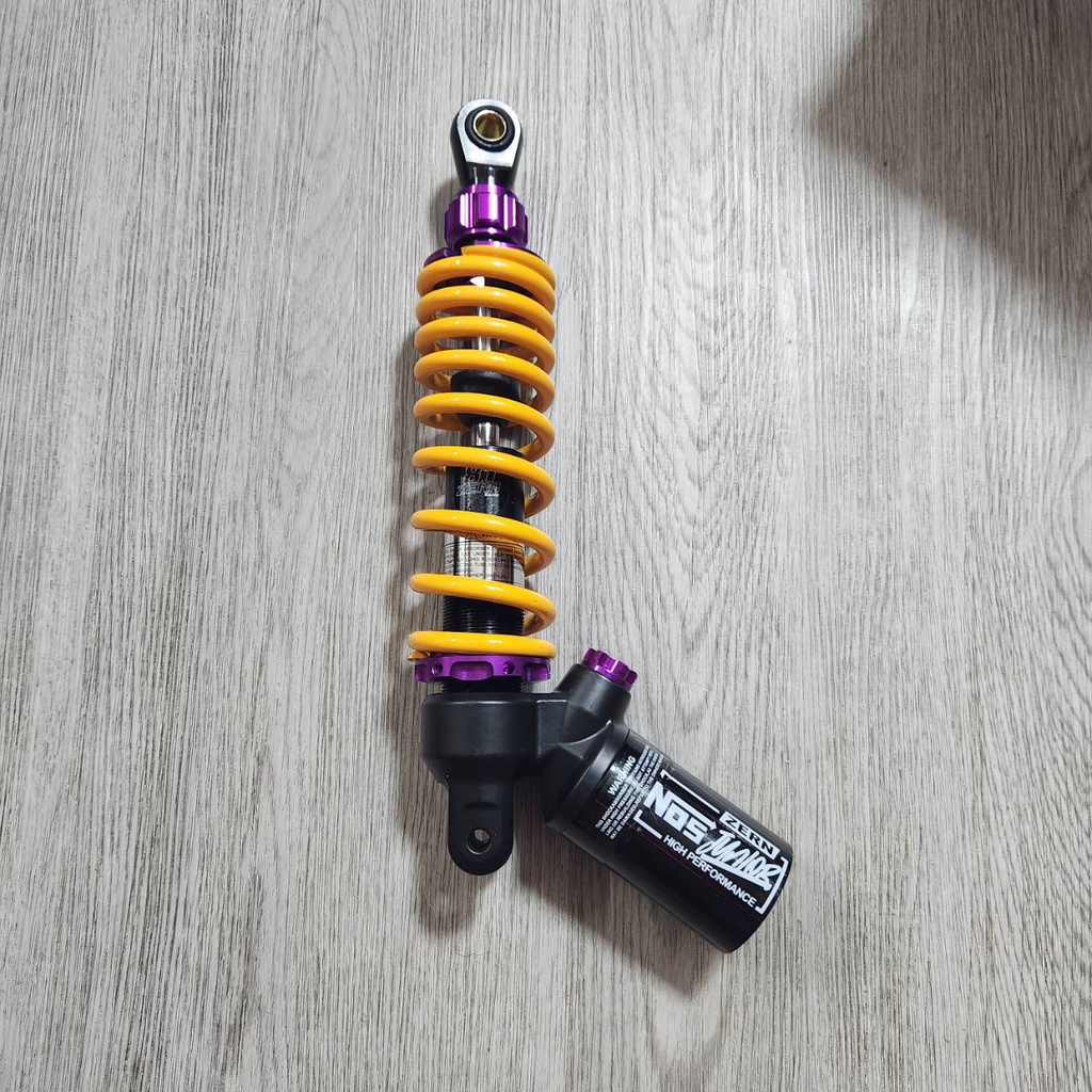 ZERN G-SERIES โช๊คหลังหัวกลับ สปริงเหลืองแกนม่วง GIORNO / SCOOPYi / CLICK110i / CLICK125i ขนาด 310 ม