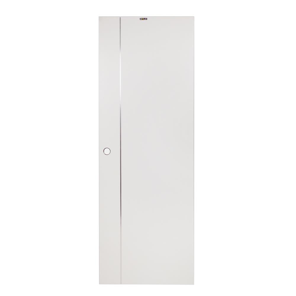 AZLE ประตูห้องน้ำ UPVC BN-01 70X200 ซม. สีขาว เจาะลูกบิด จัดส่งโดย HomePro