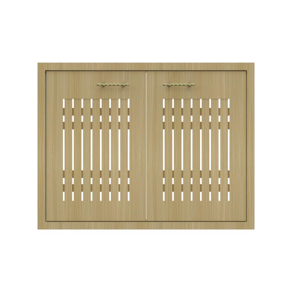 JUPITER บานซิงค์คู่เกล็ดเต็ม MINERVA 87x67 ซม. สีน้ำตาล จัดส่งโดย HomePro