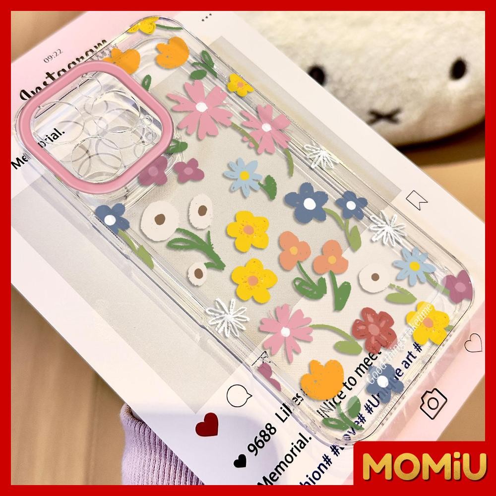 MOMiU - เข้ากันได้สำหรับ เคสไอโฟน11 เคส iphone 16 Pro Max 7Plus XR 12 13 14 15 เคสใส ดอกทานตะวันแสนสวย - รูปที่ 3