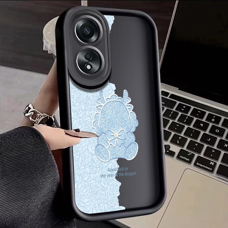 เคสสำหรับ OPPO A58 A78 A58 5G A78 5G A58x 5G A1x A2x A98 5G F23 5G A1 5G เคสโทรศัพท์มังกร
