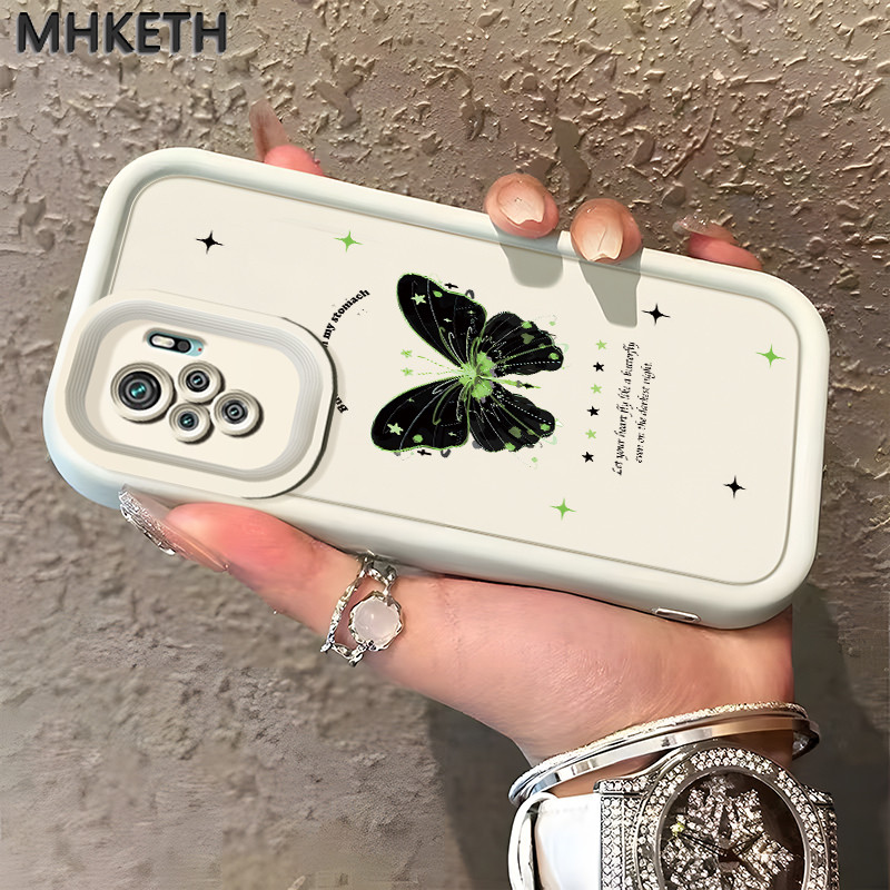 MHKETH เคสสำหรับ Xiaomi Redmi Note 10 Pro Note 10s Note 9 Note 8 Pro 8T POCO M5s เคสโทรศัพท์ผีเสื้อ ราคา ถูกที่สุด ดีลบีเคเค แกลเลอรีภาพที่ 2