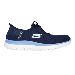 Skechers สเก็ตเชอร์ส รองเท้าลำลองผู้หญิง Women Slip-ins Sport Summits New Daily Casual Shoes - 150263-NVBL Memory Foam