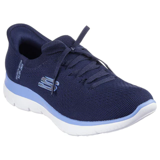 Skechers สเก็ตเชอร์ส รองเท้าลำลองผู้หญิง Women Slip-ins Sport Summits New Daily Casual Shoes - 150263-NVBL Memory Foam