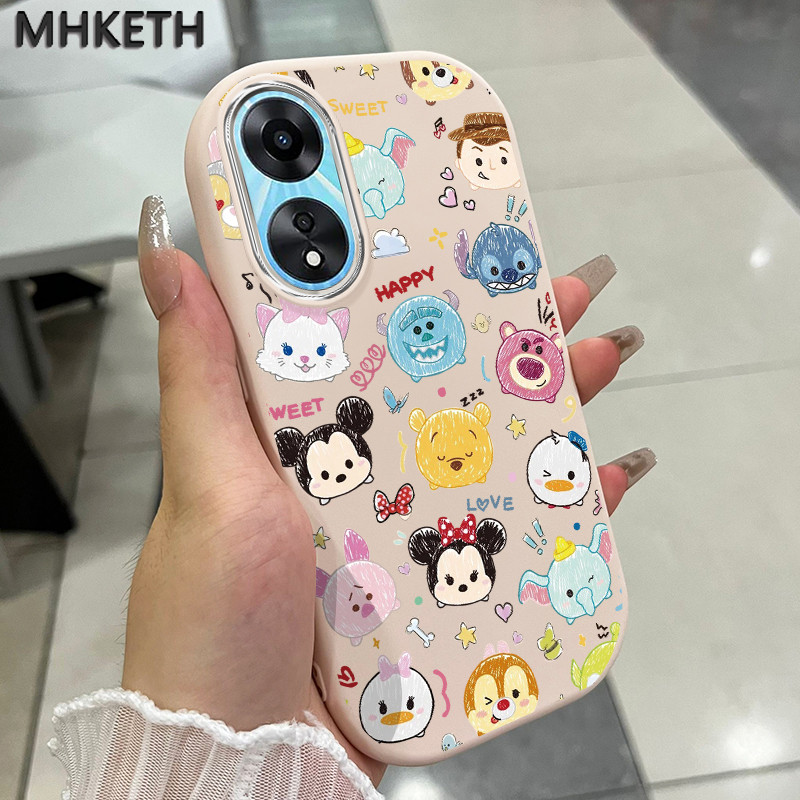 MHKETH เคสสำหรับ OPPO A58 5G A78 5G A58X 5G A1X A2X 5G A58 4G A98 5G A1 5G เคสโทรศัพท์ลายการ์ตูนดิสนีย์