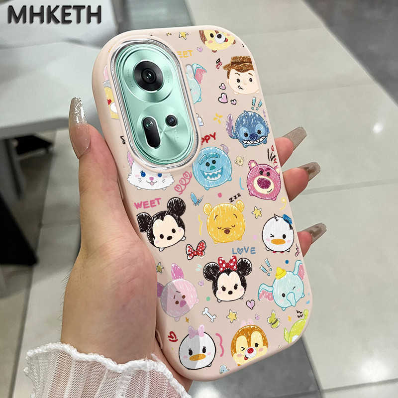 MHKETH เคสสำหรับ OPPO Reno 11 5G 11 Pro 5G 11F 5G เคสโทรศัพท์ลายการ์ตูนดิสนีย์