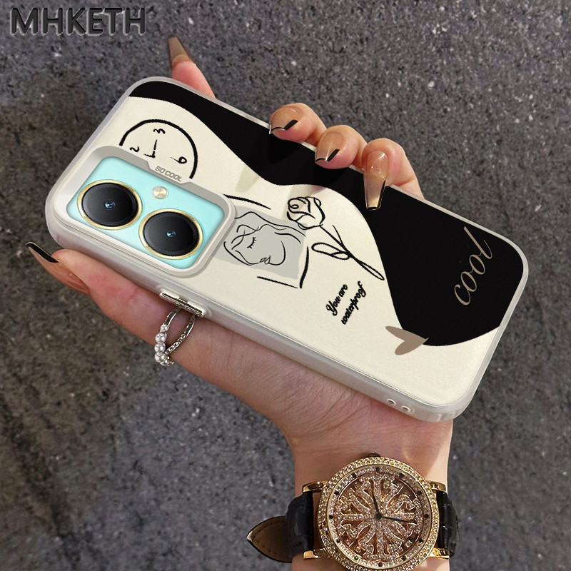 MHKETH เคสสำหรับ VIVO Y27 Y35+ 5G เคสป้องกันโทรศัพท์มือถือ