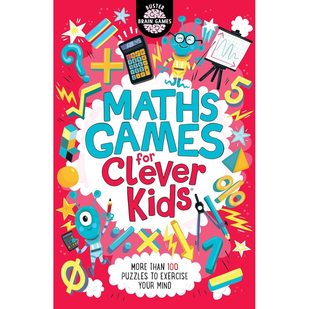 หนังสืออังกฤษใหม่ Maths Games for Clever Kids® (Buster Brain Games) [Paperback]