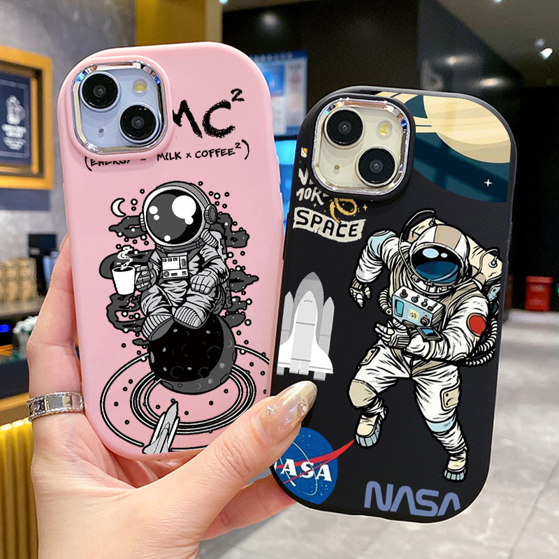 MHKETH เคสสำหรับ Realme 11 5G 11X 5G C67 5G Narzo 60X 5G นักบินอวกาศเคสโทรศัพท์ - รูปที่ 7