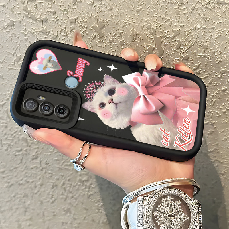 เคสสำหรับ OPPO A53 2020 A33 2020 A53s A32 A94 F19 Pro Reno 5F 5 Lite A11s เคสโทรศัพท์ซิลิโคนกันกระแทกลายแมวน่ารัก ราคา ถูกที่สุด ดีลบีเคเค