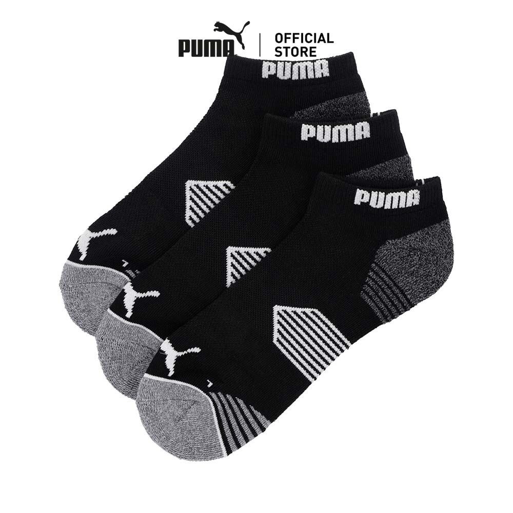 PUMA Licence GOLF - ถุงเท้ากอล์ฟ Essential Low Cut แพ็ค 3 คู่ สีดำ - 85856102