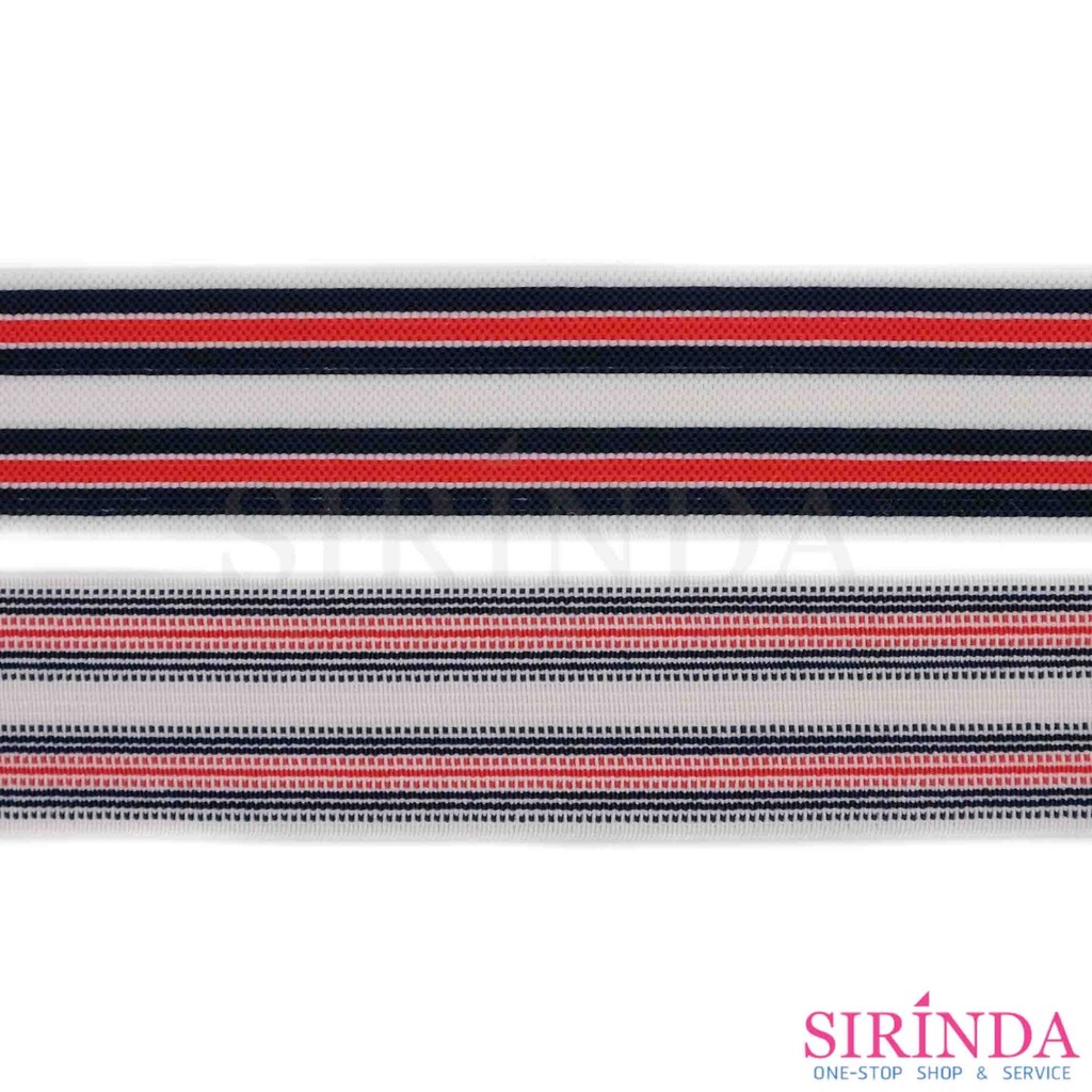 ยางยืดริ้วสี ยางขอบกางเกง ยางขอบกระโปรง 3.2cm l COLORED ELASTIC BAND (00090025) (ห่อเล็ก) ราคา ถูกที่สุด ดีลบีเคเค แกลเลอรีภาพที่ 3