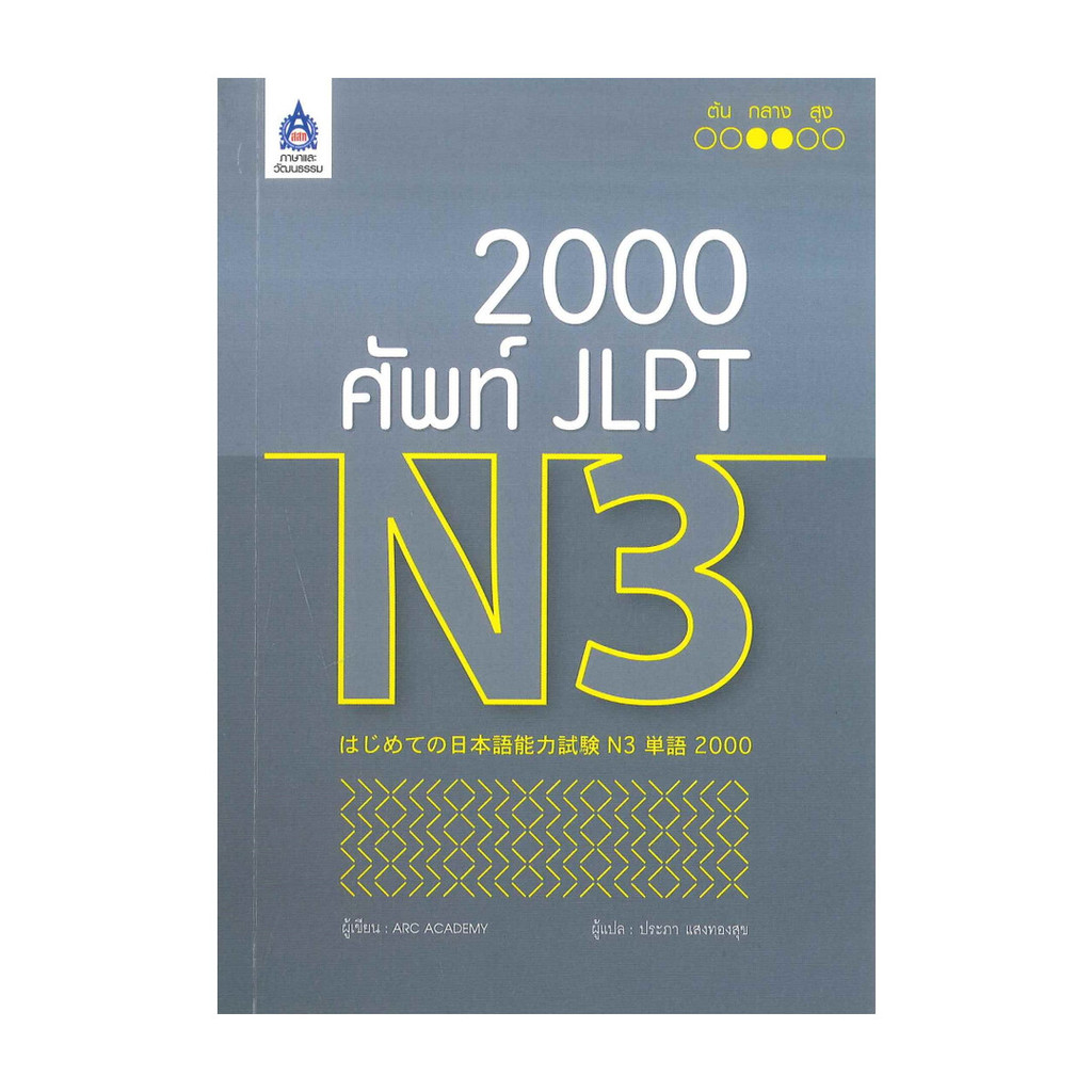 [ของใหม่พร้อมส่ง] หนังสือ 2,000 ศัพท์ JLPT N3