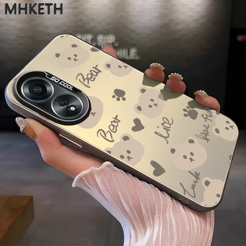MHKETH เคสสำหรับ OPPO A58 4G A58 5G A58x 5G A78 5G A1x 5G A2x 5G A1 5G A78 4G A98 5G F23 5G เคสโทรศัพท์น่ารัก