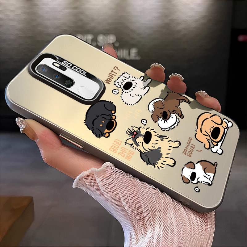 เคสสำหรับ OPPO A5 2020 A9 2020 A11 เคสโทรศัพท์สุนัขน่ารักเปลือกแข็งกันกระแทก