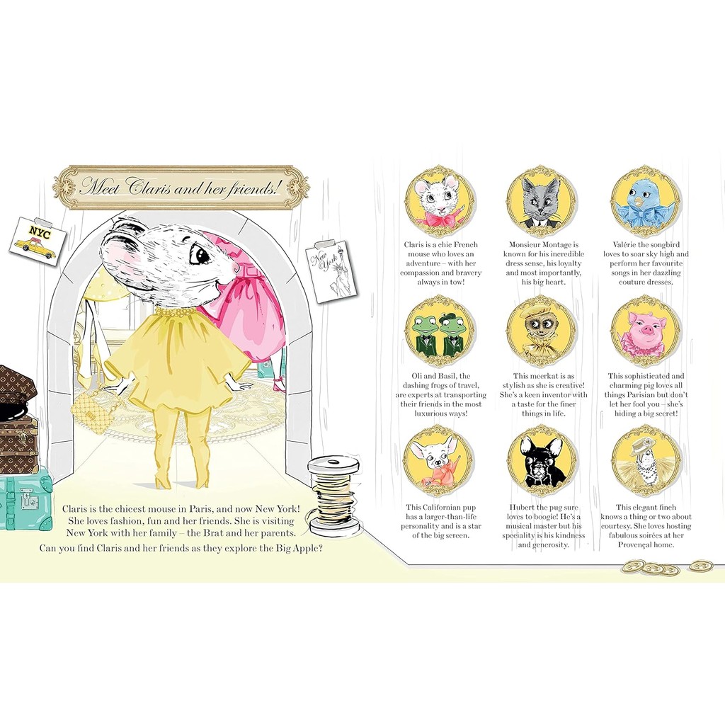 หนังสืออังกฤษใหม่ Where is Claris in New York! : Claris: a Look-and-find Story! (Where is Claris) [H