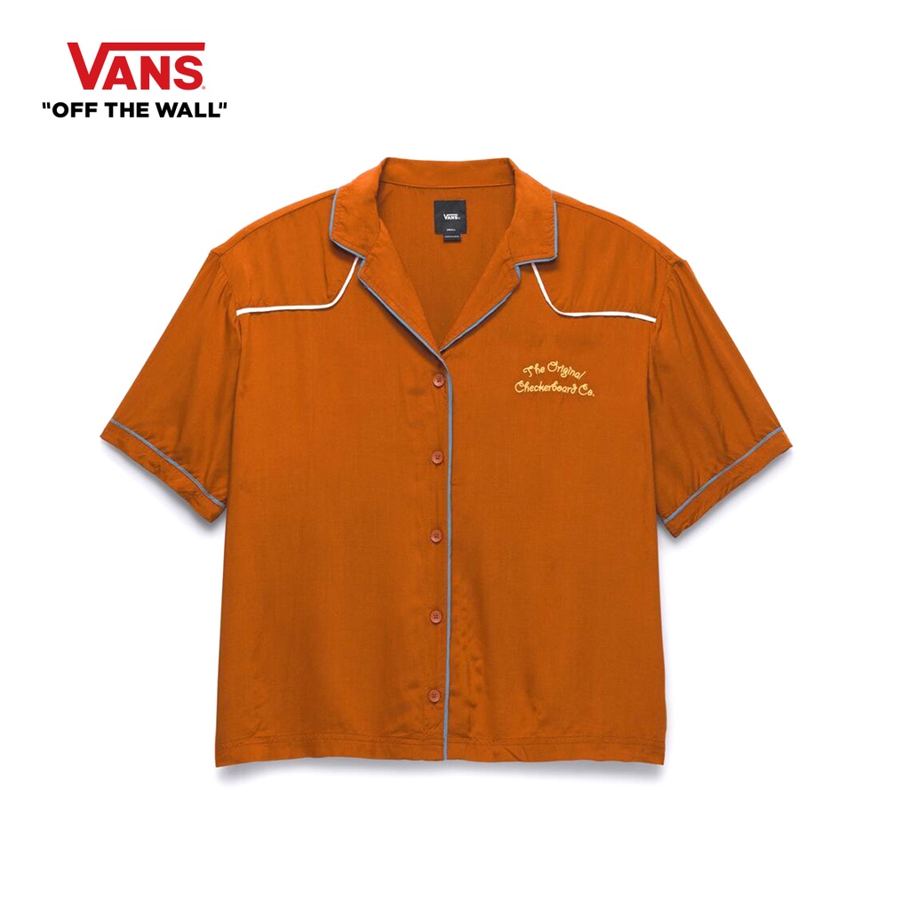 VANS DUSK DOWNER SS TOP - GINGER BREAD เสื้อเชิ๊ต เสื้อเชิ๊ตแวนส์ ผู้ชาย