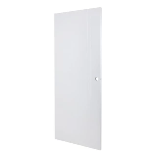 AZLE ประตูภายนอก UPVC PZV3 80X200 ซม. สีขาว เจาะลูกบิด จัดส่งโดย HomePro