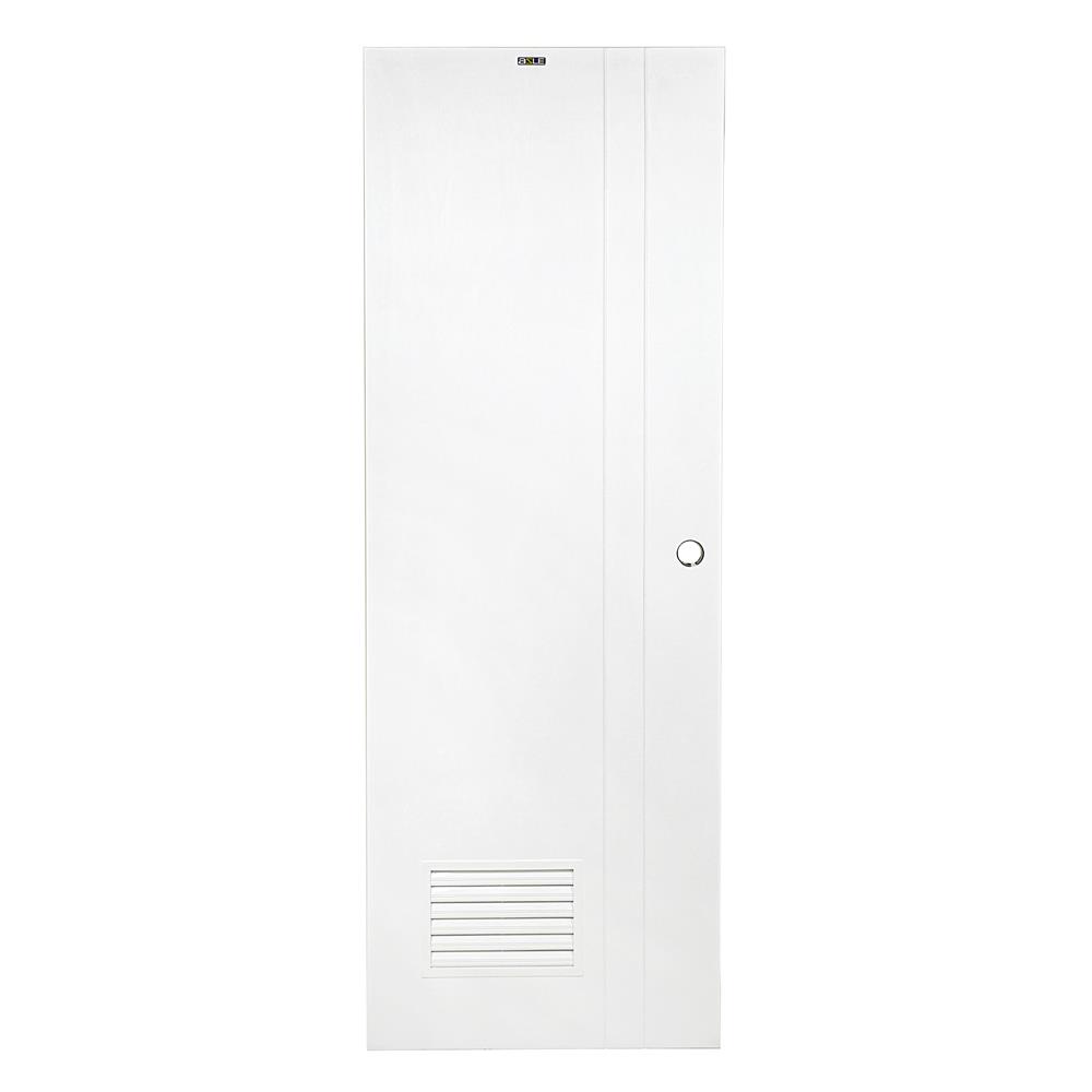 AZLE ประตูห้องน้ำ UPVC PZLV3 70X200 ซม. สีขาว เจาะลูกบิด จัดส่งโดย HomePro