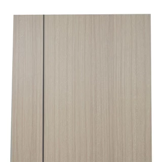 AZLE ประตูห้องน้ำ UPVC GROOVE P3 เกล็ดล่าง 70X200 ซม. สีบีช เจาะลูกบิด จัดส่งโดย HomePro